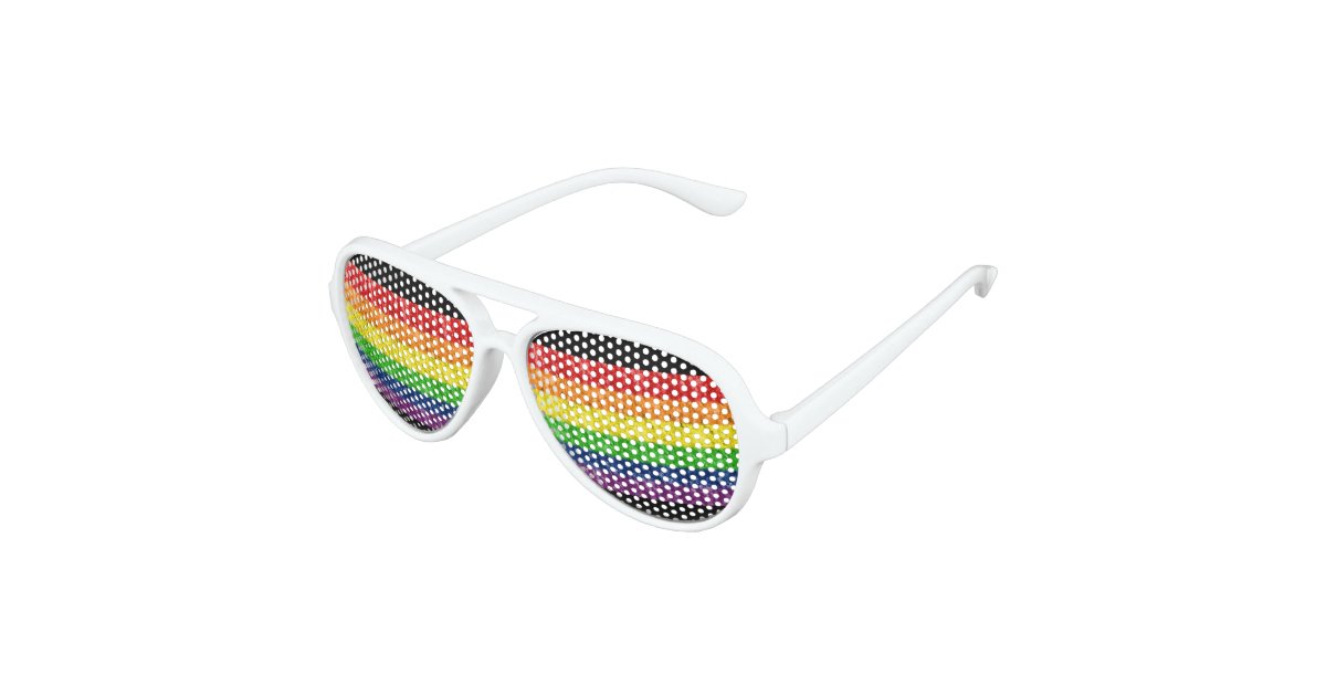 Gay Pride Rainbow Sunglasses Zazzle