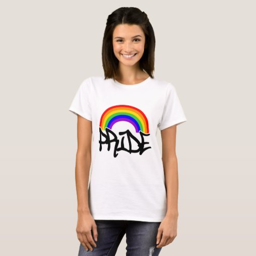 Gay Pride Rainbow T Shirt Zazzle