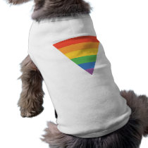 Gay Pride Rainbow Triangle pet clothing by rainbowthree Gay Pride Rainbow Triangle pet clothing