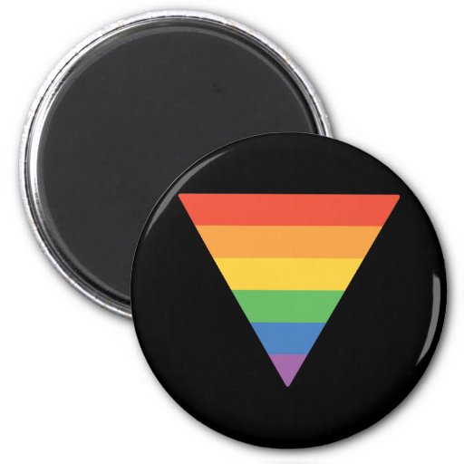 Gay Pride Rainbow Triangle Magnets Zazzle