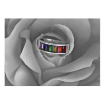 Gay Pride ring Business Card