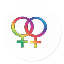 Gay PRide Round Stickers