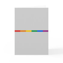 Gay Pride Stripe Greeting Cards