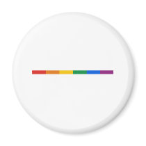 Gay Pride Stripe Refrigerator Magnets