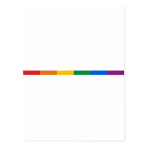 Gay Pride Stripe Post Cards
