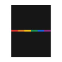Gay Pride Stripe Post Card