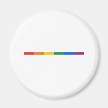 Gay Pride Stripe Refrigerator Magnets