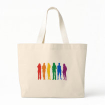 Gay Pride T-shirt bags