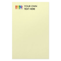 Gay Pride T-shirt stationery