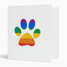Gay Pride T-shirt Vinyl Binder