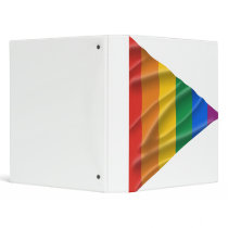 GAY PRIDE TRIANGLE 1 VINYL BINDERS
