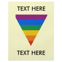 Gay Pride Triangle flyers
