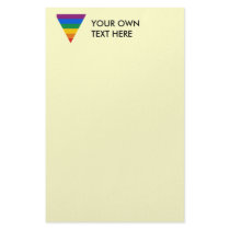 Gay Pride Triangle stationery by gay_pride Gay Pride Triangle stationery