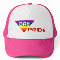 Gay Pride - Trucker Hat by thesquidshop Gay Pride - Trucker Hat
