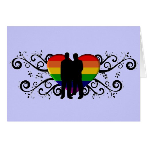 Gay Pride Valentine s Day Card For Men Zazzle