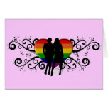 Gay Pride Valentine's Day Card for Women