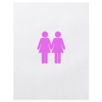 Gay Pride Women Pink flyers