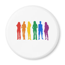 Gay Pride Women's T-shirt magnets