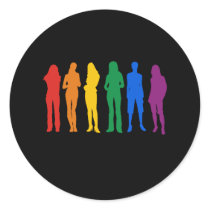 Gay Pride Women's T-shirt stickers