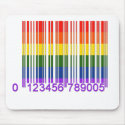 Gay Rainbow Barcode 1 mousepads by stephenone937 Gay Rainbow Barcode 1 mousepads