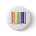 Gay Rainbow Barcode 2 buttons by stephenone937 Gay Rainbow Barcode 2 buttons