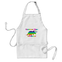 Gay Rainbow Dino is Fabulous aprons by EllesBaby Gay Rainbow Dino is Fabulous aprons