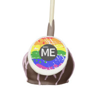 Gay Rainbow Flag Born This Way Cake Pops