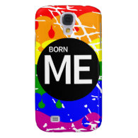 Gay Rainbow Flag Born This Way Samsung Galaxy S4 Covers