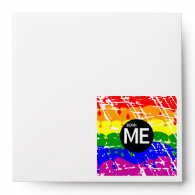 Gay Rainbow Flag Born This Way Envelopes