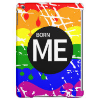 Gay Rainbow Flag Born This Way iPad Air Covers