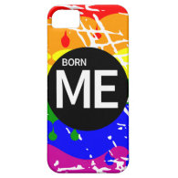 Gay Rainbow Flag Born This Way iPhone 5 Case