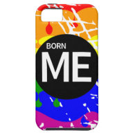 Gay Rainbow Flag Born This Way iPhone 5 Cases