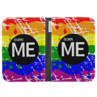 Gay Rainbow Flag Born This Way Kindle 3 Cases