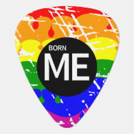 Gay Rainbow Flag Born This Way Pick