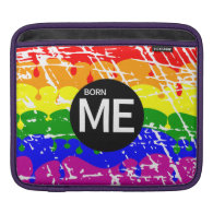 Gay Rainbow Flag Born This Way Sleeve For iPads