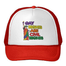 Gay rights are civil rights trucker hat