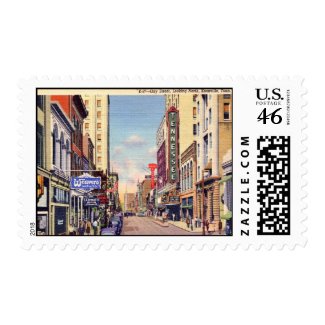 Gay Street, Knoxville, Tennessee Vintage Postage Stamps