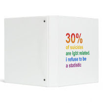 Gay Suicide - I refuse to be a statistic Binders