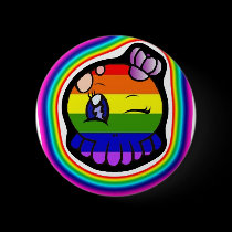 Gay Tako-Chan Button buttons