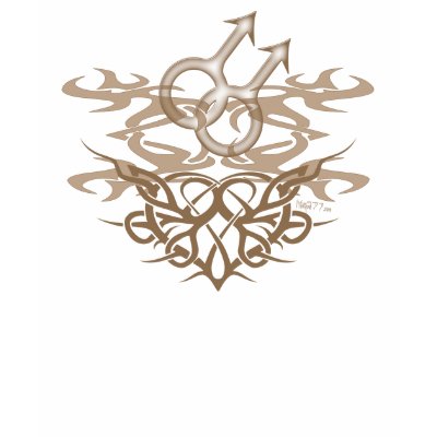 Gay Tribal Heart TShirt