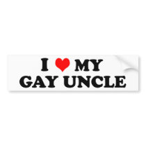 Gay Uncle bumper stickers