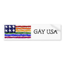 GAY USA bumper stickers