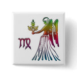 Gay Virgo Button