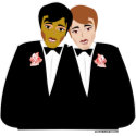 Gay Wedding Cake Topper photosculpture