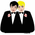 Gay Wedding Cake Topper photosculpture