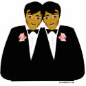 Gay Wedding Cake Topper photosculpture