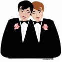 Gay Wedding Cake Topper photosculpture