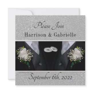 Gay Wedding / Civil Union Custom invitation