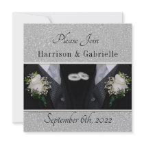 Gay Wedding / Civil Union Custom Invitation