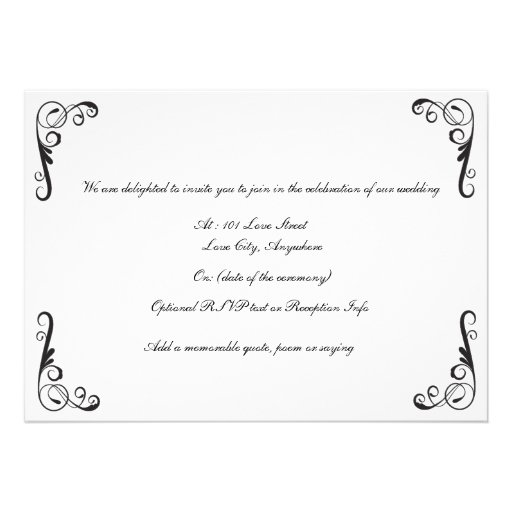 Gay Wedding Invite - Two Brides Black and White